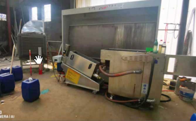 噴漆房水簾噴漆柜廢水怎么處理？